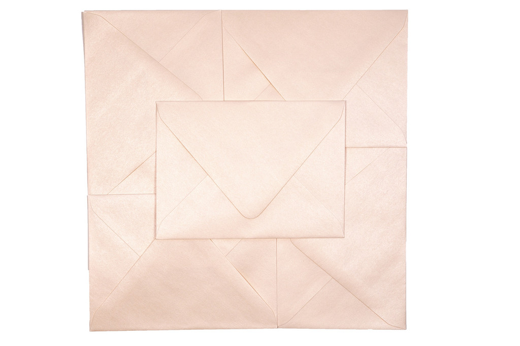 A7 Euro Flap Soft Coral Envelope
