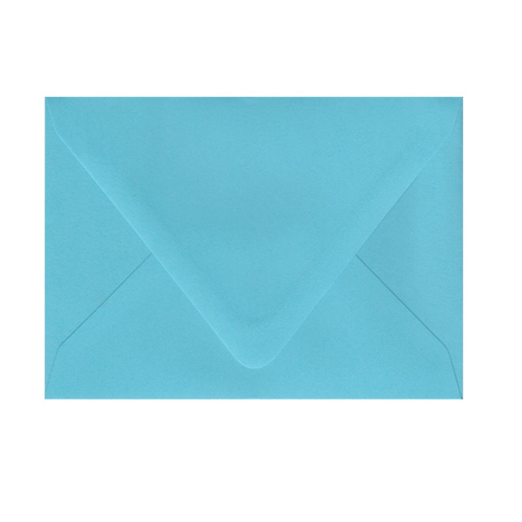 A7 Euro Flap Turquoise Envelope