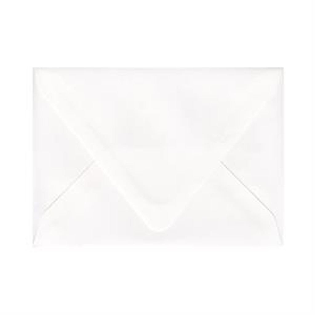 A7 Euro Flap White Envelope