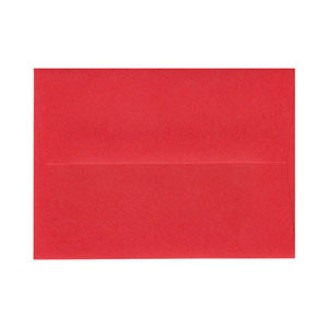 A7 Square Flap Bright Red Envelope