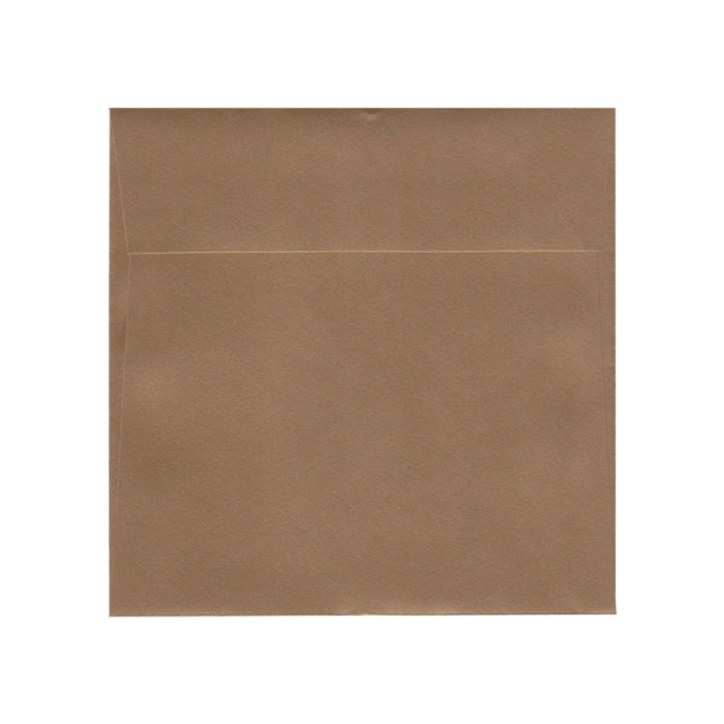 6.5 SQ Square Flap Antique Gold Envelope