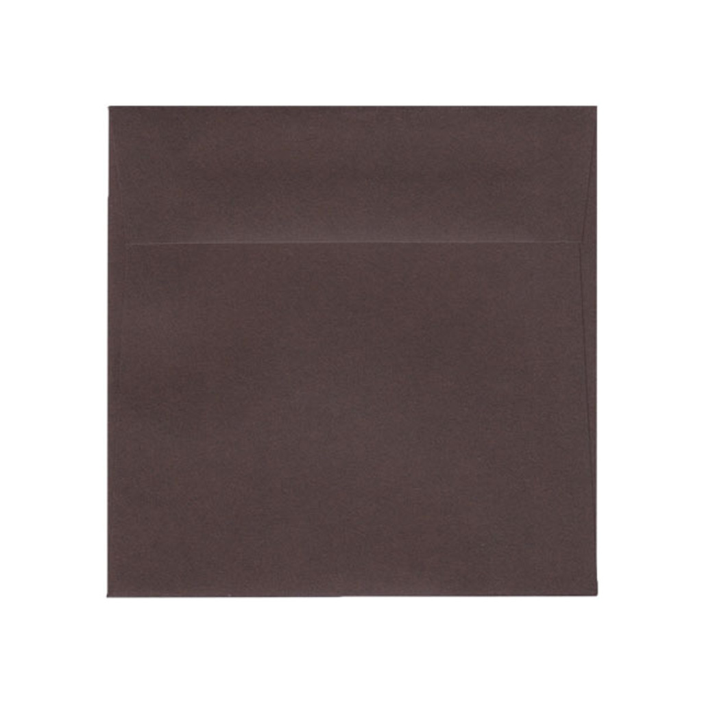 6.5 SQ Square Flap Bitter Chocolate Envelope