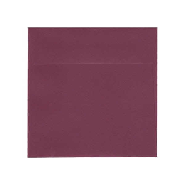 6.5 SQ Square Flap Burgundy Envelope