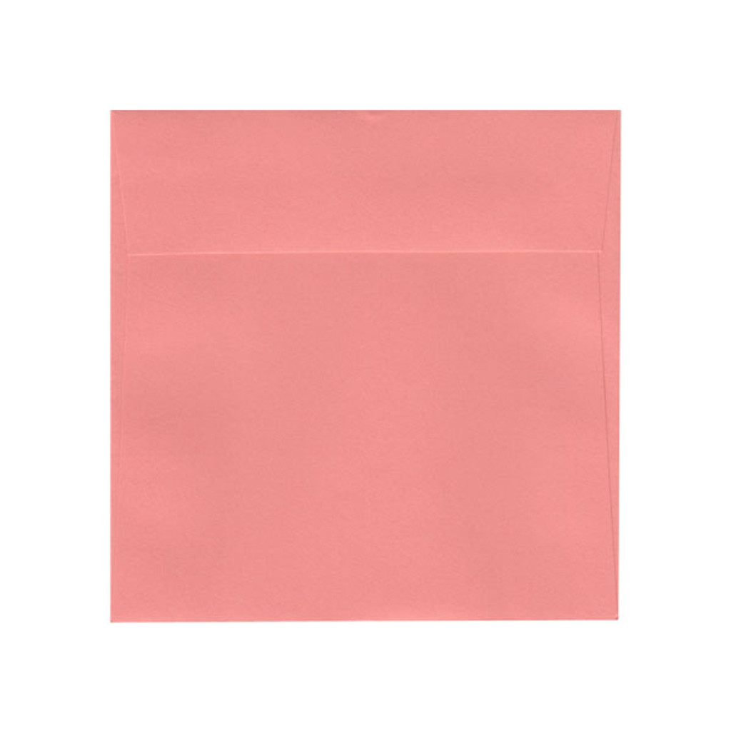 6.5 SQ Square Flap Coral Envelope