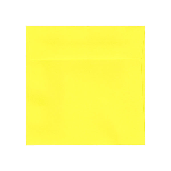 6.5 SQ Square Flap Factory Yellow Envelope