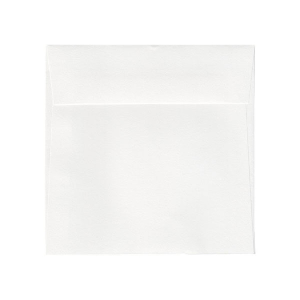 6.5 SQ Square Flap Ice White Envelope