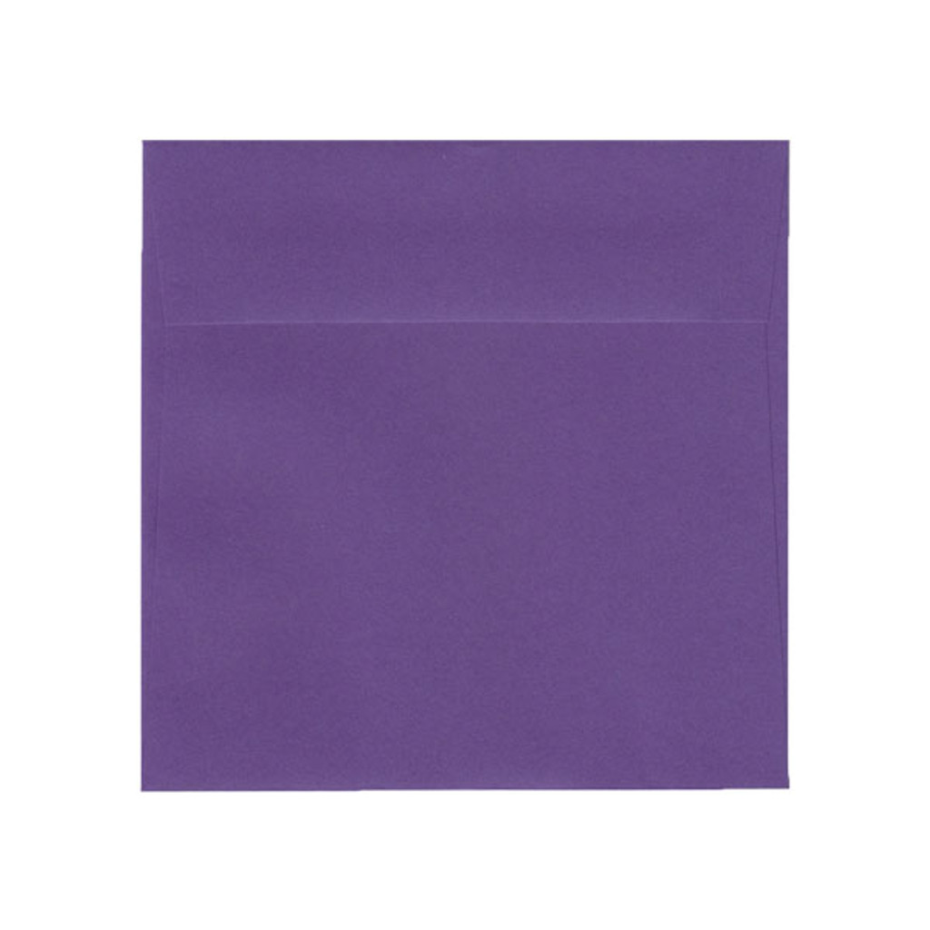 6.5 SQ Square Flap Purple Envelope