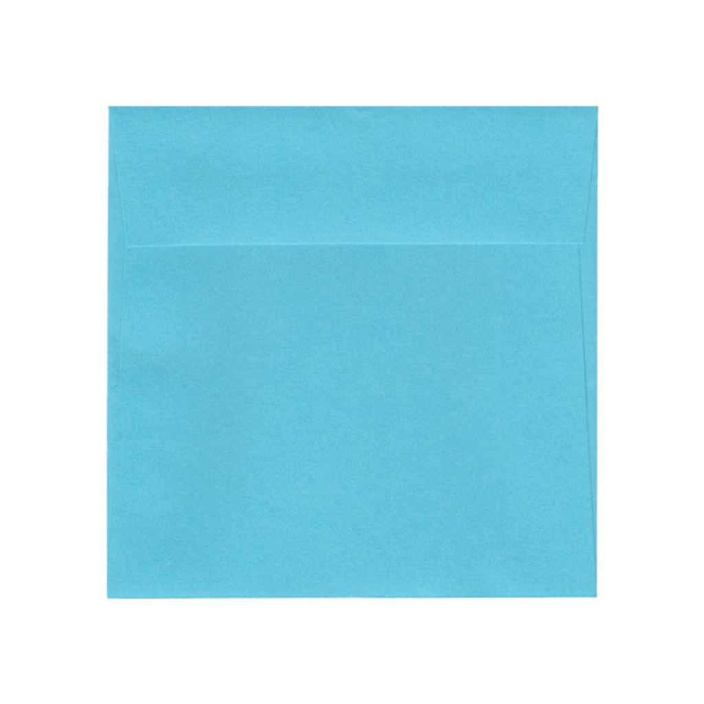 6.5 SQ Square Flap Turquoise Envelope