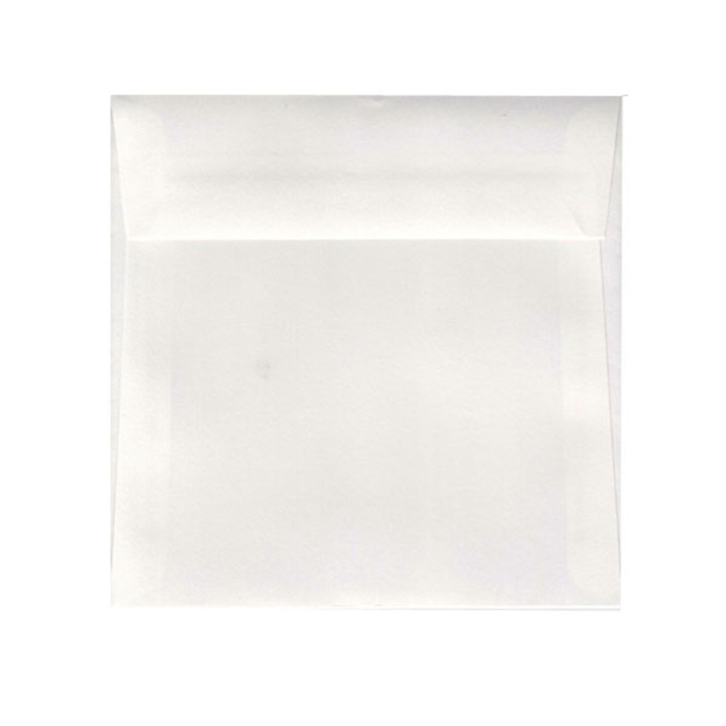 6.5 SQ Square Flap White Envelope
