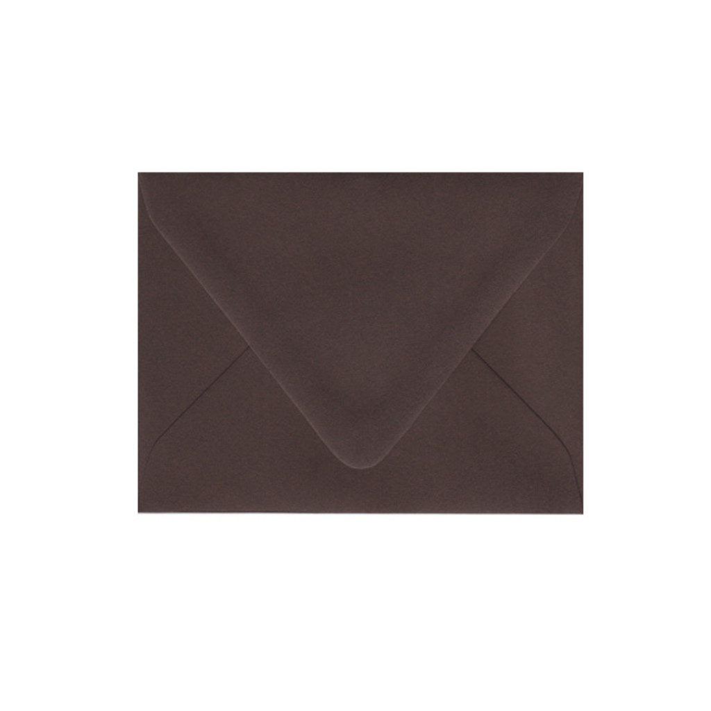 A2 Euro Flap Bitter Chocolate Envelope