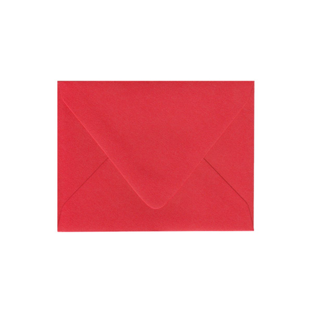 A2 Euro Flap Bright Red Envelope
