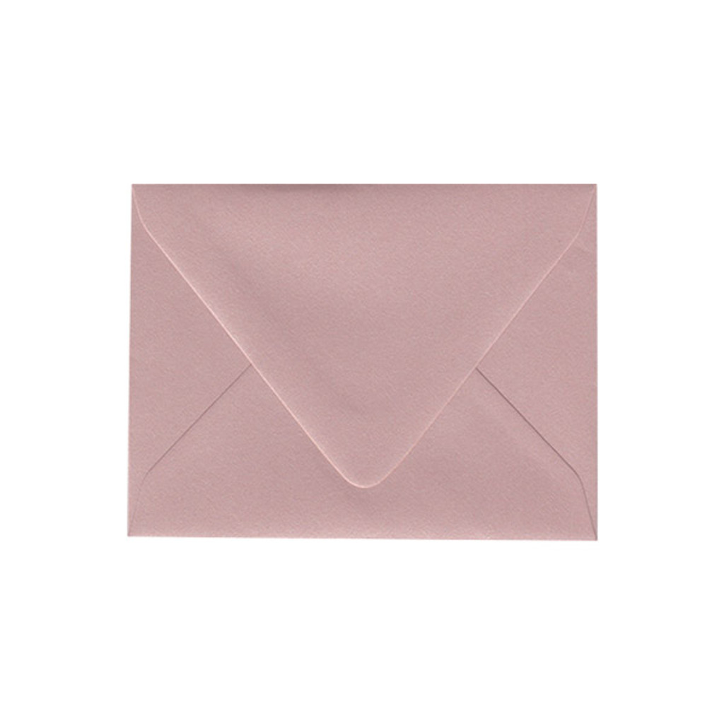 A2 Euro Flap Rose Gold Envelope