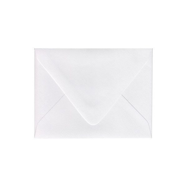 A2 Euro Flap White Frost Envelope