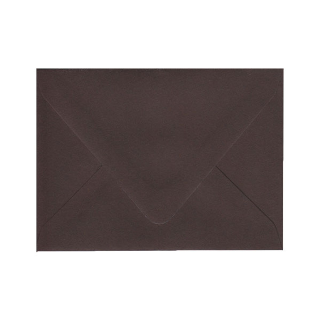 A6 Euro Flap Bitter Chocolate Envelope