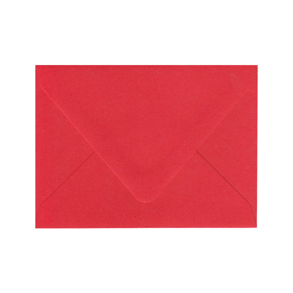 A6 Euro Flap Bright Red Envelope
