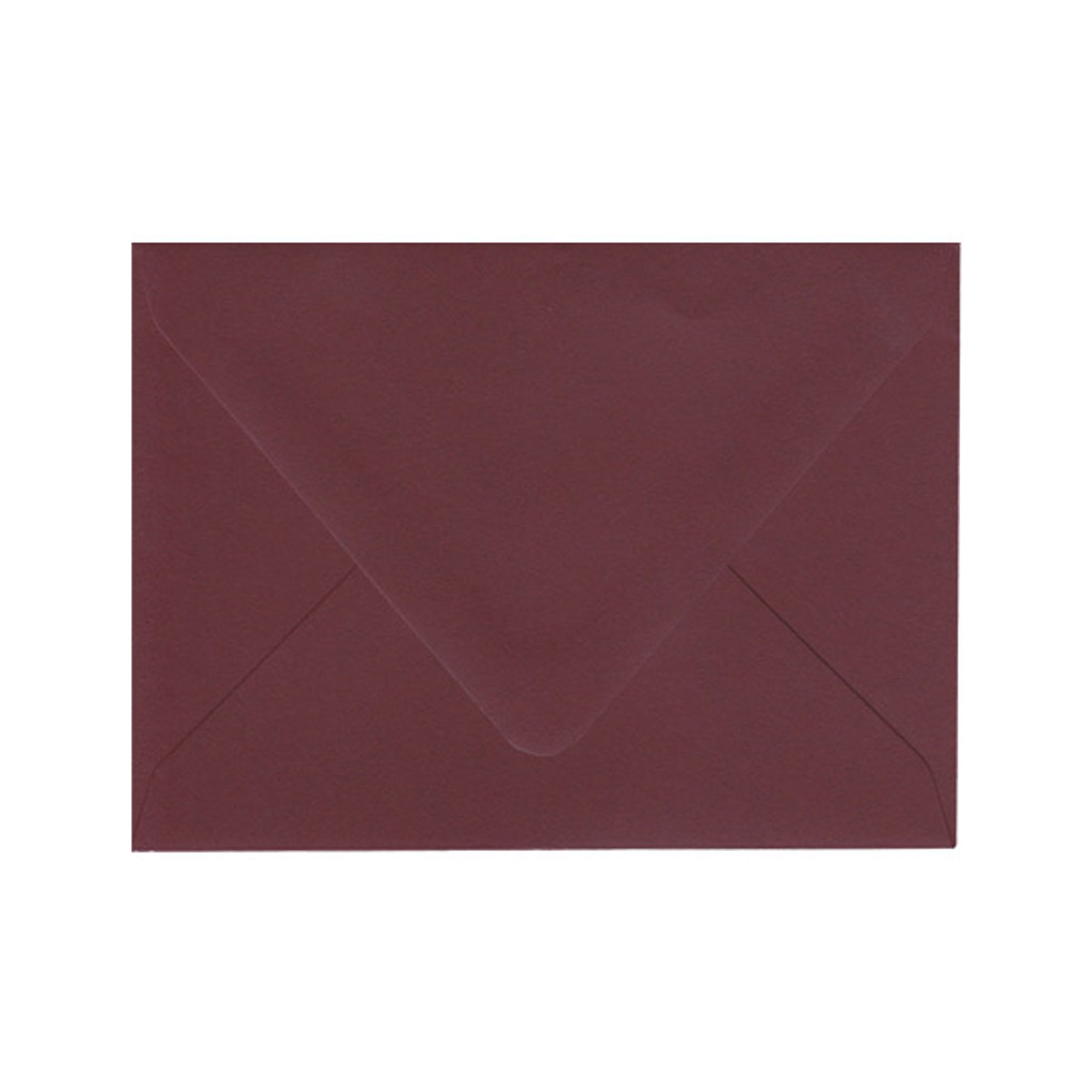 A6 Euro Flap Claret Envelope