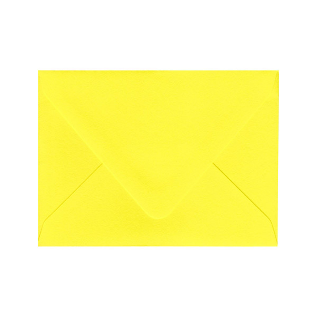 A6 Euro Flap Factory Yellow Envelope