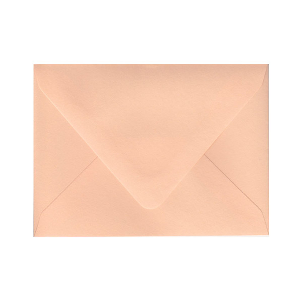 A6 Euro Flap Peach Envelope