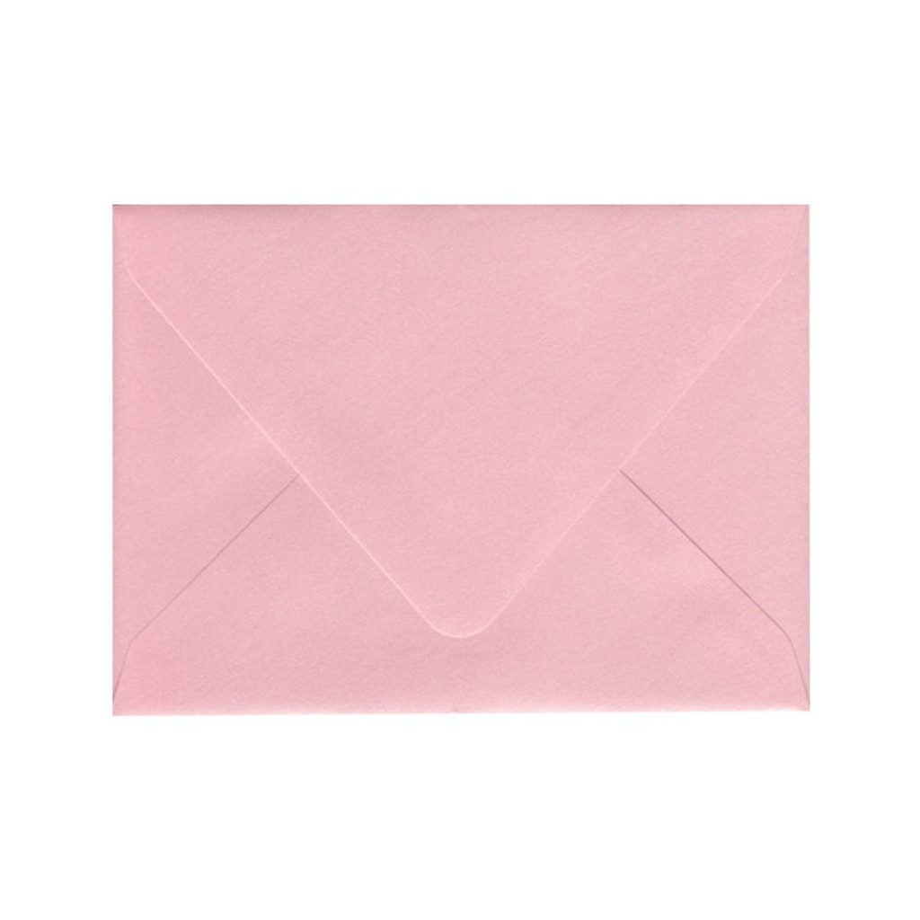 A6 Euro Flap Rose Quartz Envelope