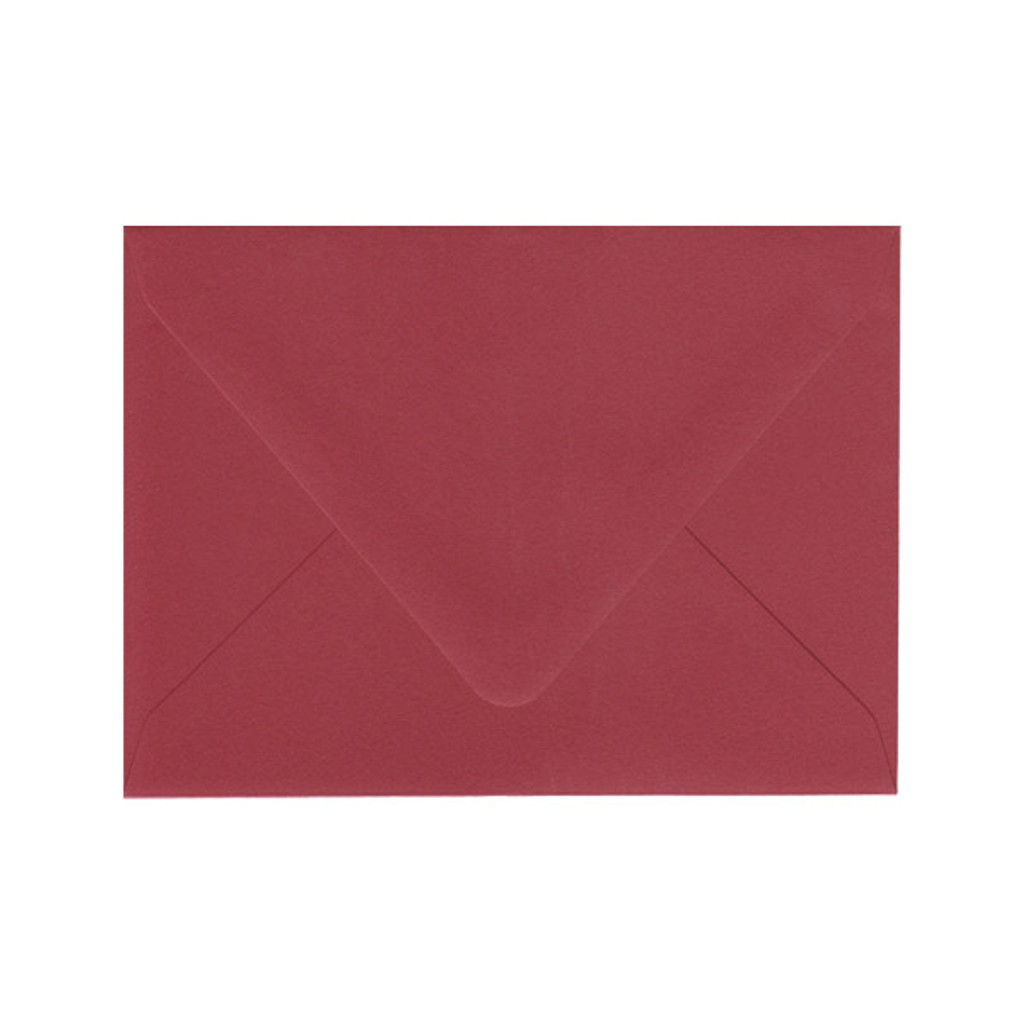 A6 Euro Flap Scarlet Envelope