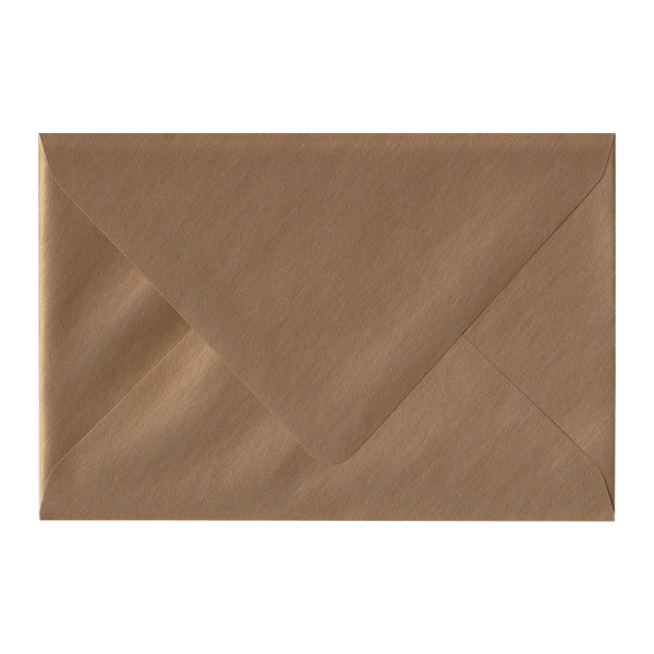 A8 Euro Flap Antique Gold Envelope