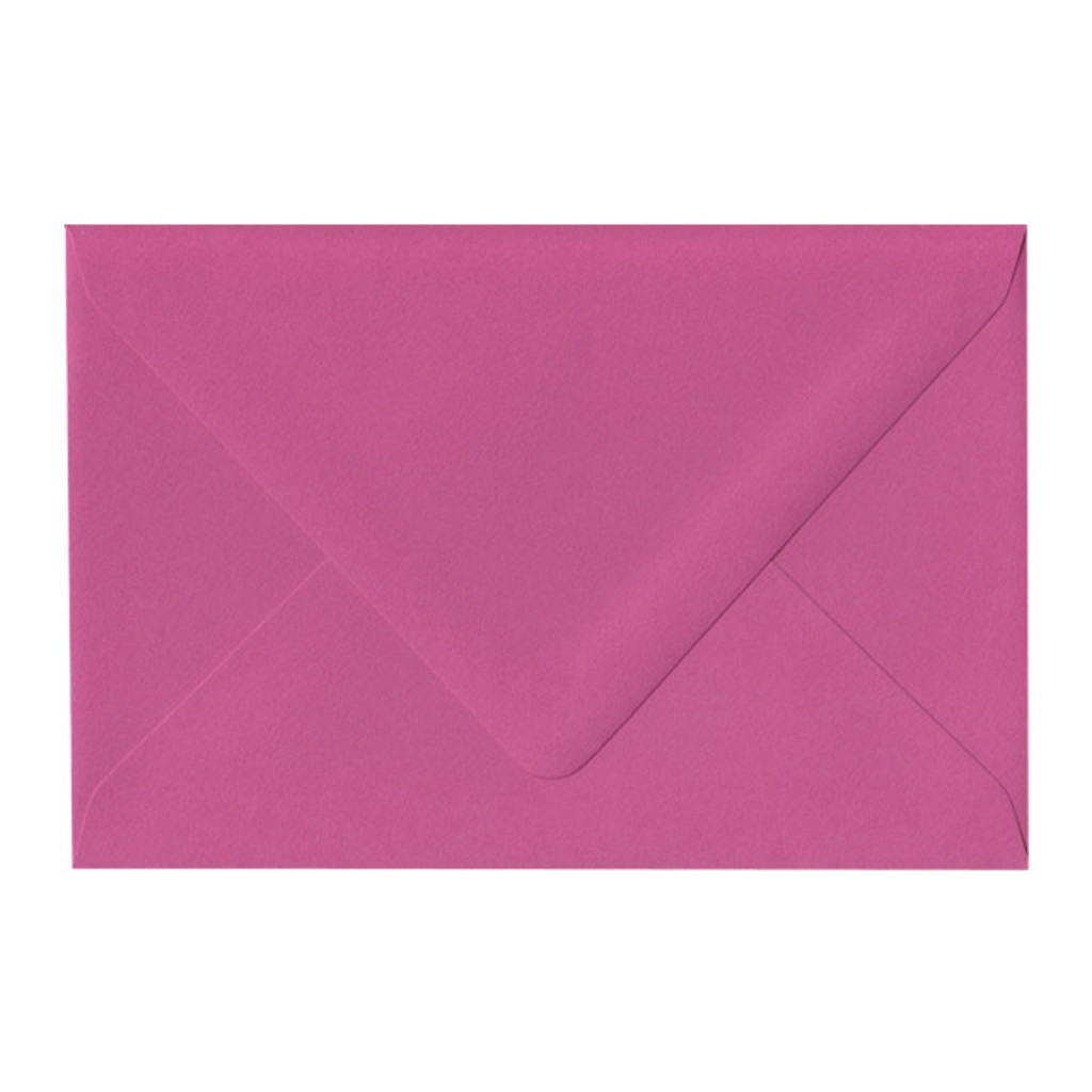 A8 Euro Flap Fuchsia Pink Envelope