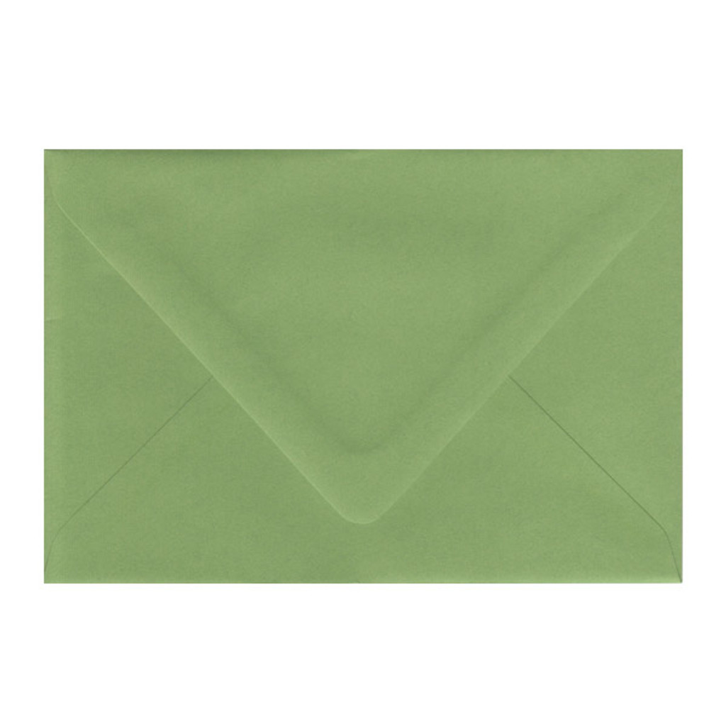 A8 Euro Flap Gumdrop Green Envelope