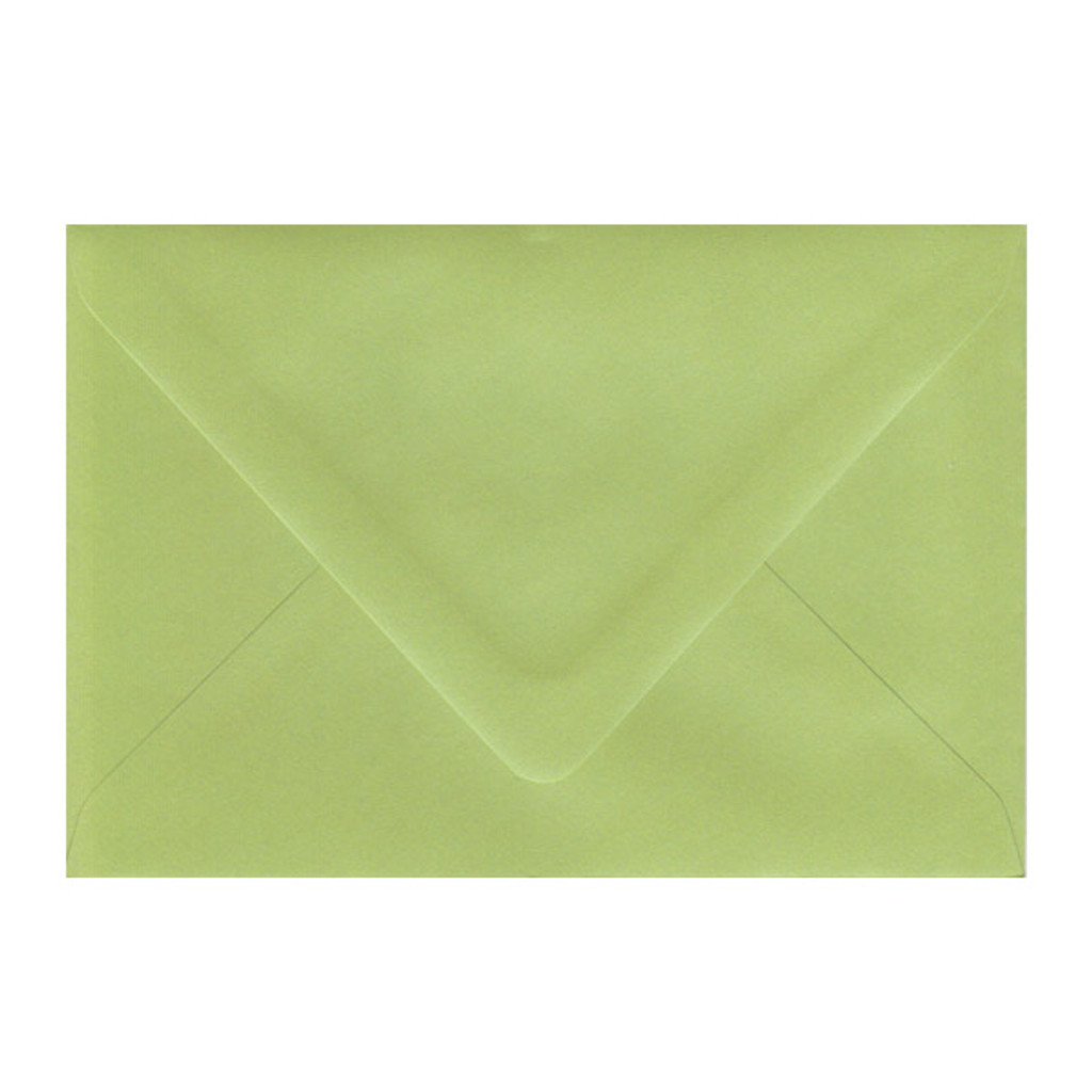 A8 Euro Flap Lime Envelope