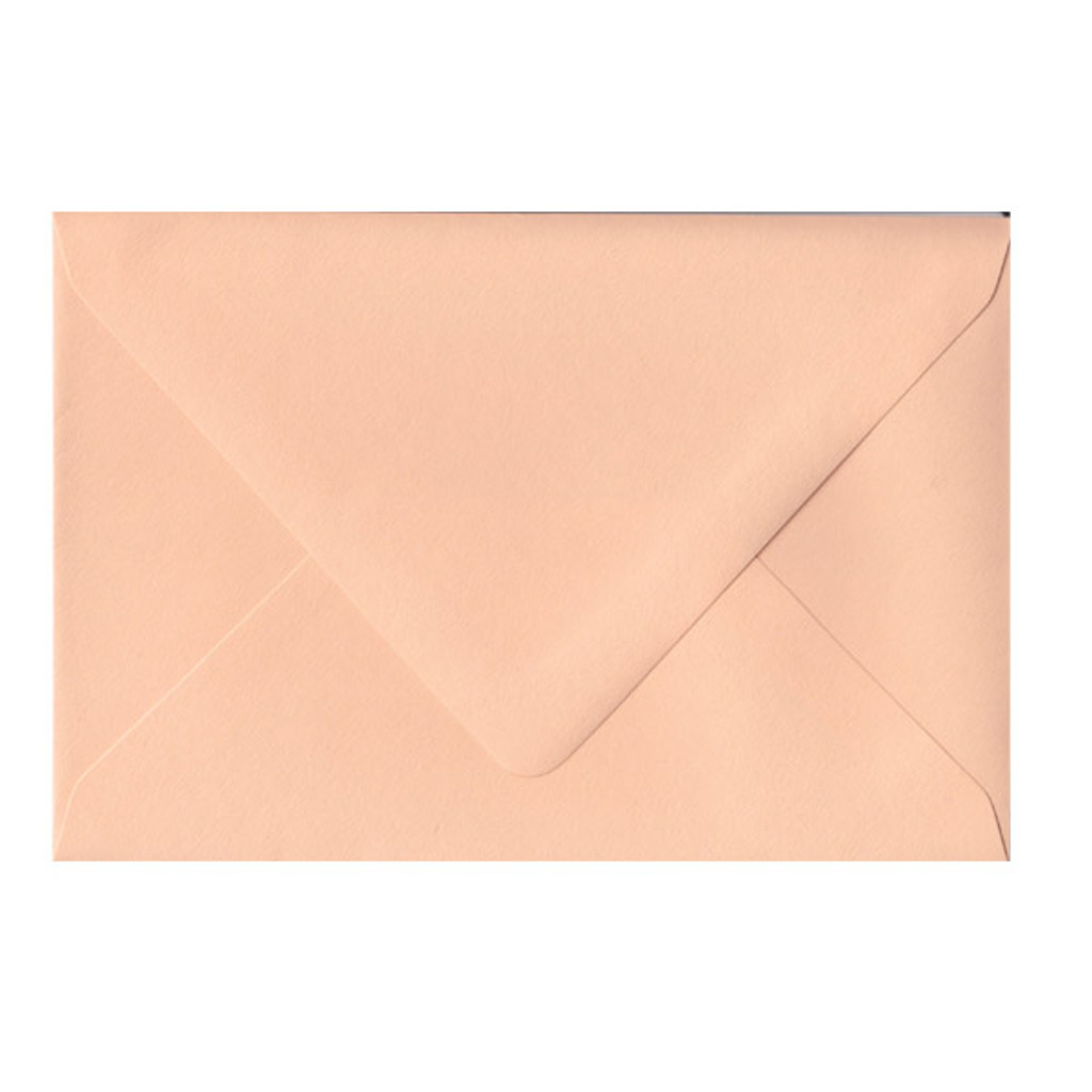 A8 Euro Flap Peach Envelope