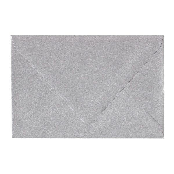 A8 Euro Flap Silver Envelope