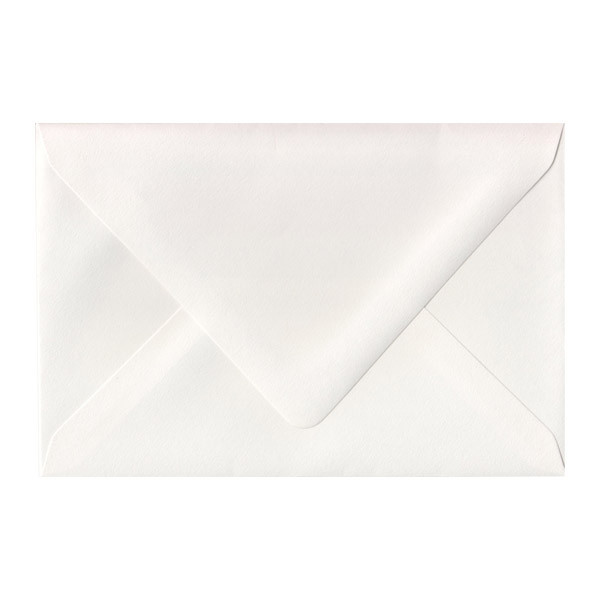 A8 Euro Flap Snow White Envelope