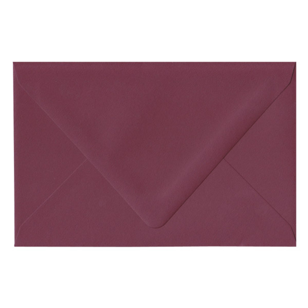 A9 Euro Flap Burgundy Envelope