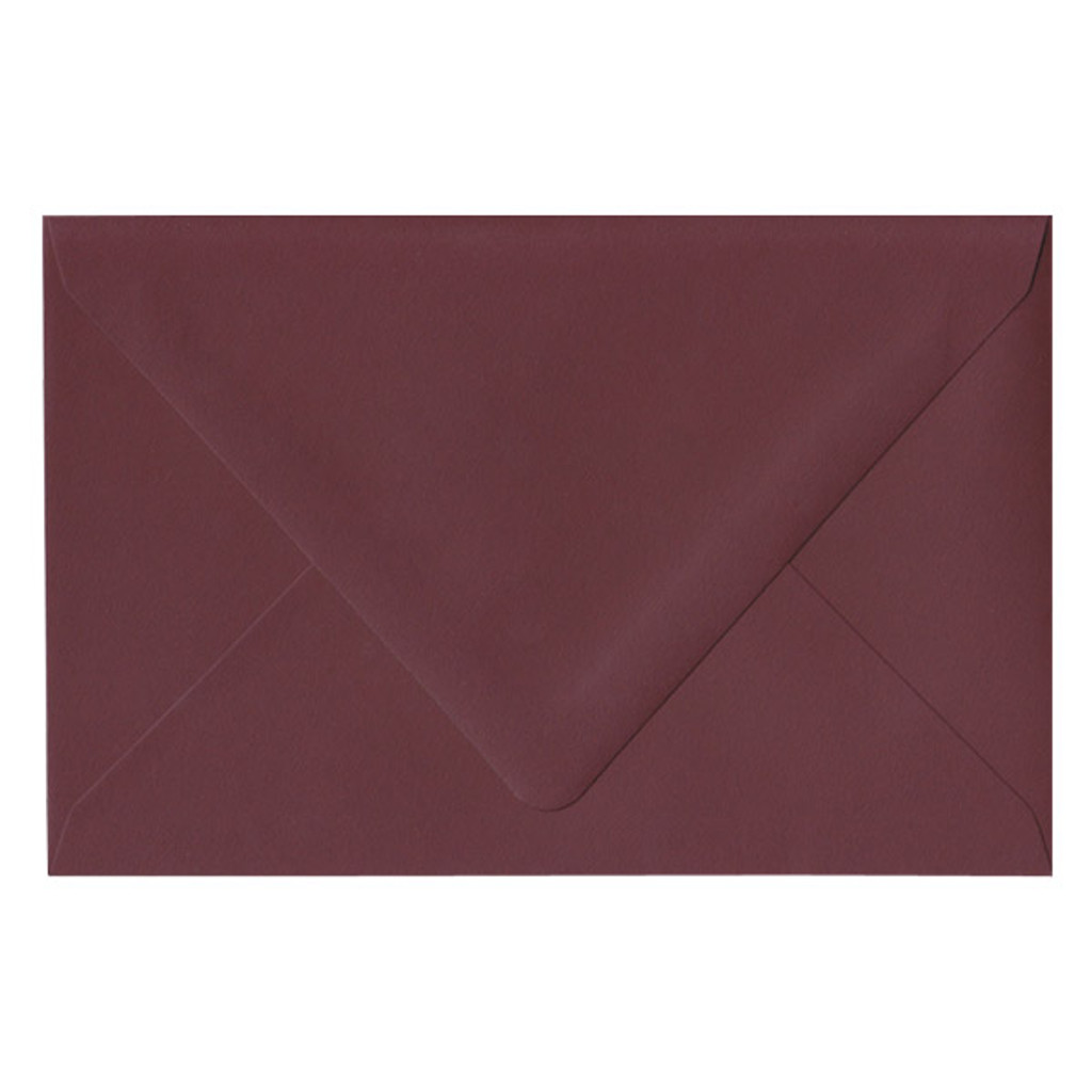 A9 Euro Flap Claret Envelope