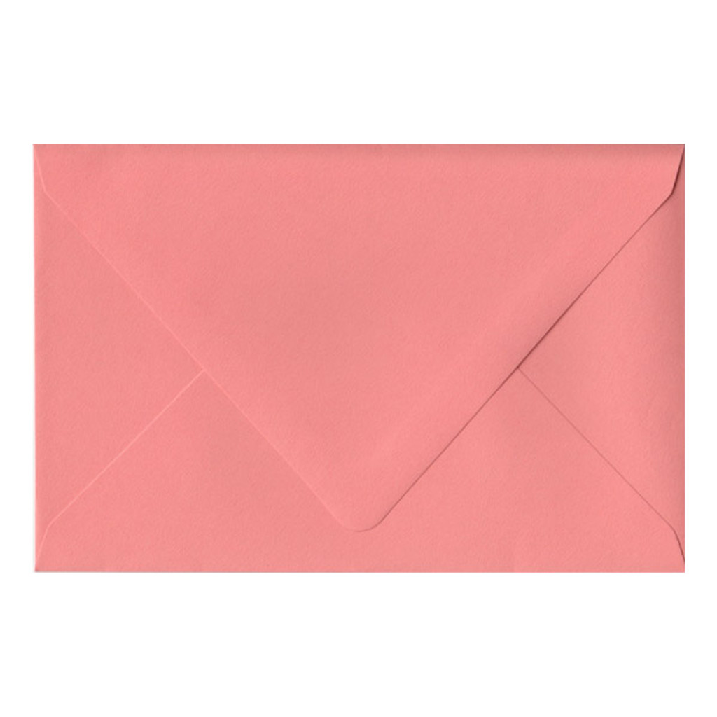 A9 Euro Flap Coral Envelope