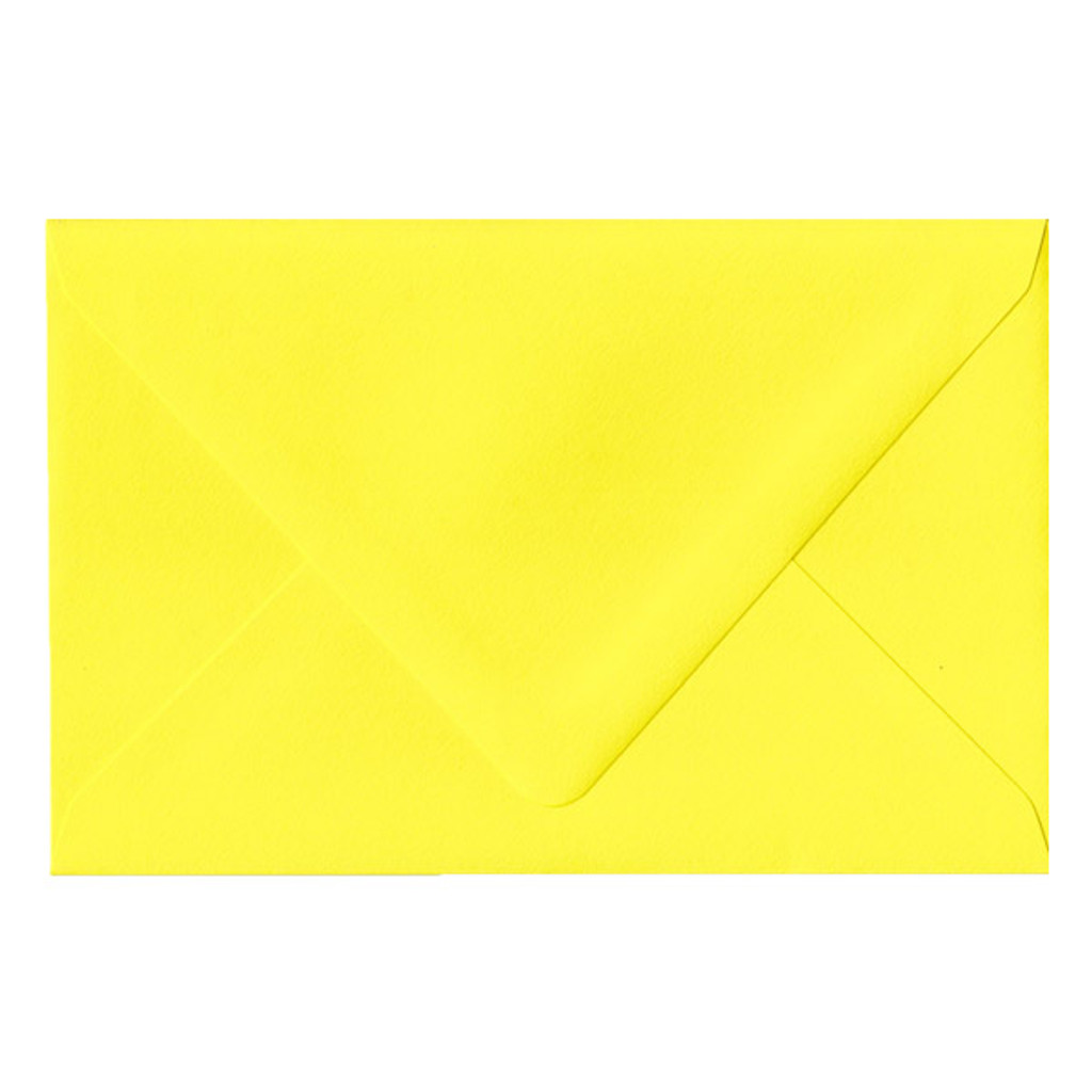 A9 Euro Flap Factory Yellow Envelope