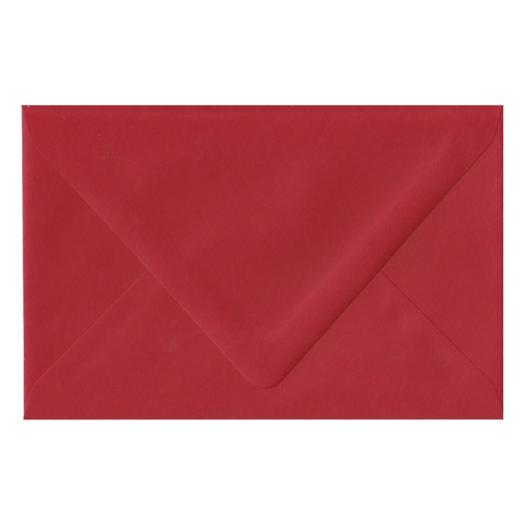 A9 Euro Flap Red Envelope