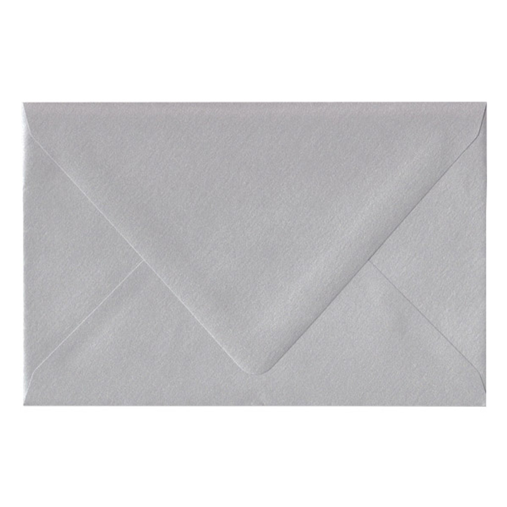 A9 Euro Flap Silver Envelope