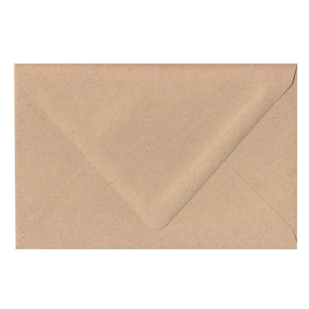 A9 Euro Flap Straw Kraft Envelope