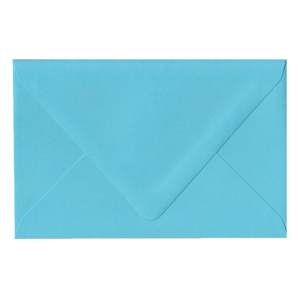 A9 Euro Flap Turquoise Envelope