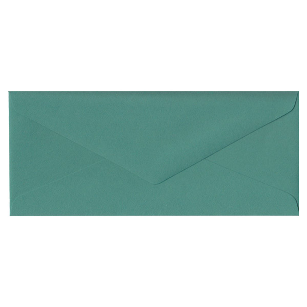 No.10 Euro Flap Emerald Envelope