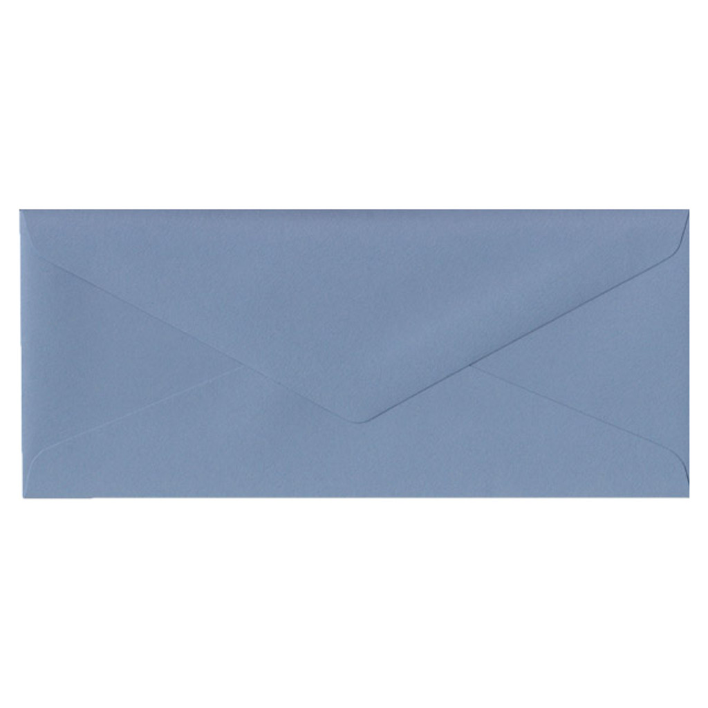 No.10 Euro Flap New Blue Envelope