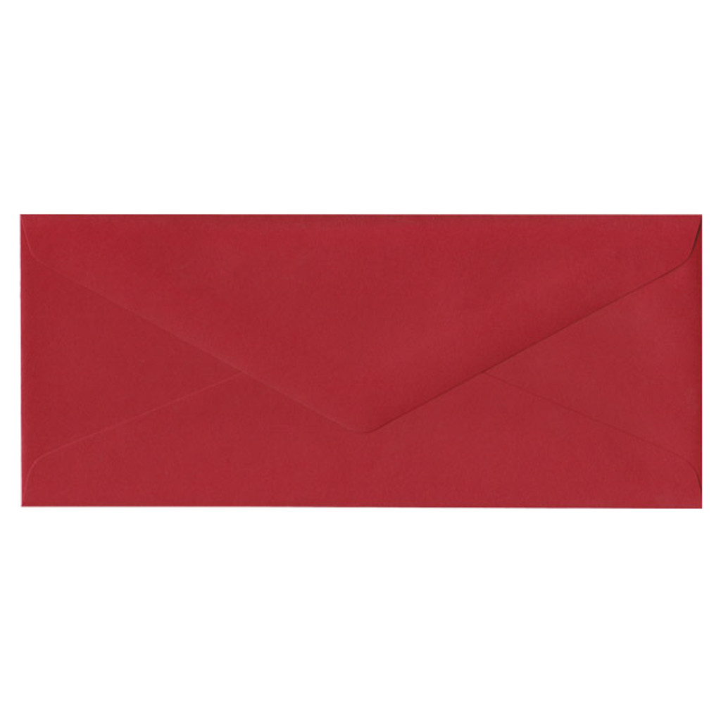 No.10 Euro Flap Red Envelope