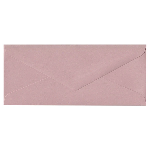 No.10 Euro Flap Rose Gold Envelope