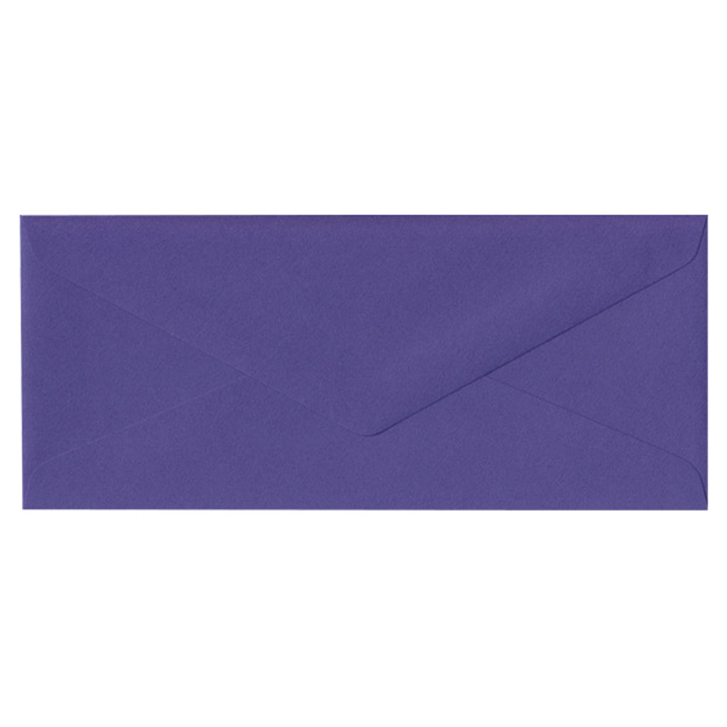 No.10 Euro Flap Royal Blue Envelope