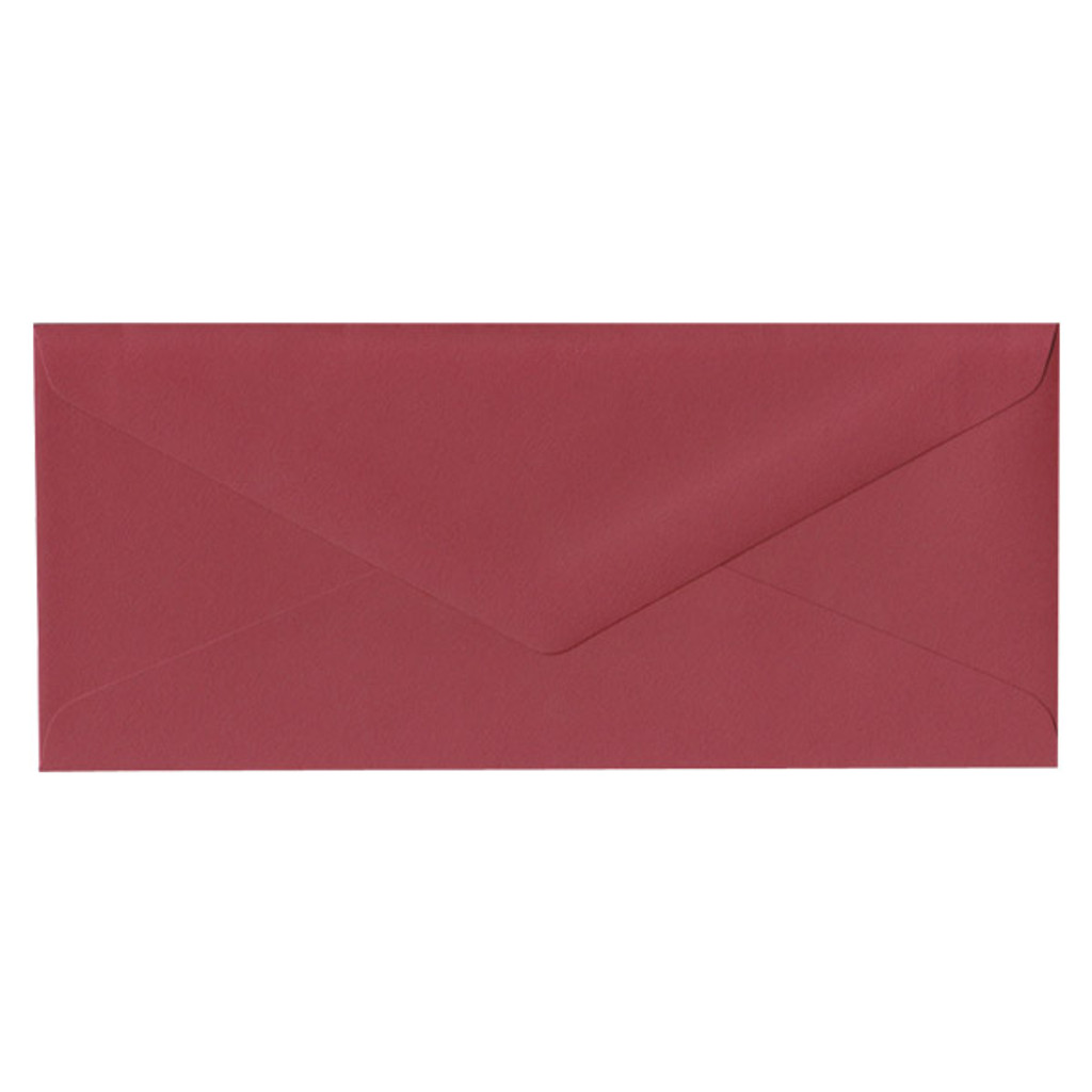 No.10 Euro Flap Scarlet Envelope