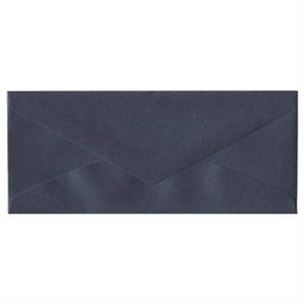 No.10 Euro Flap Shiny Blue Envelope