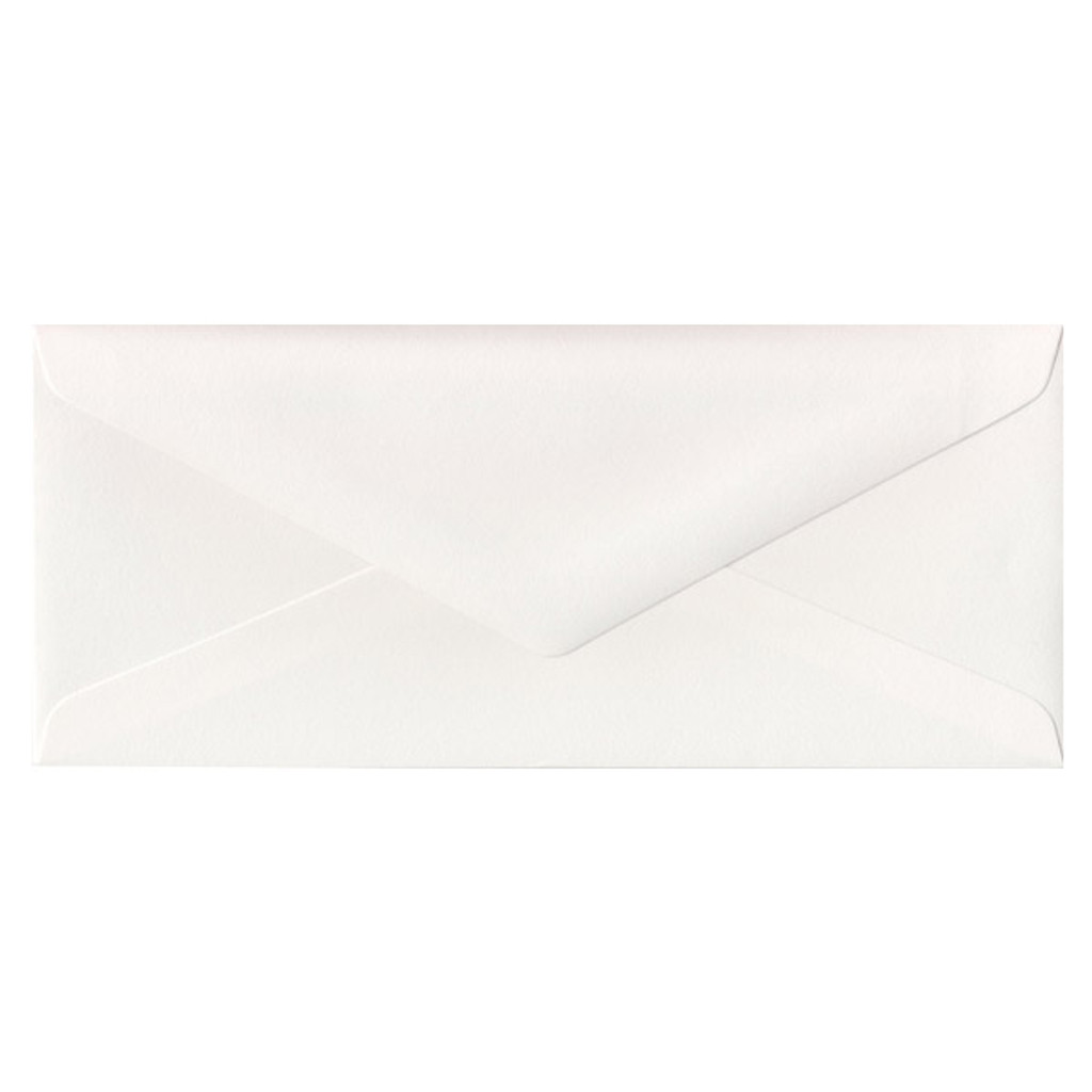 No.10 Euro Flap Snow White Envelope
