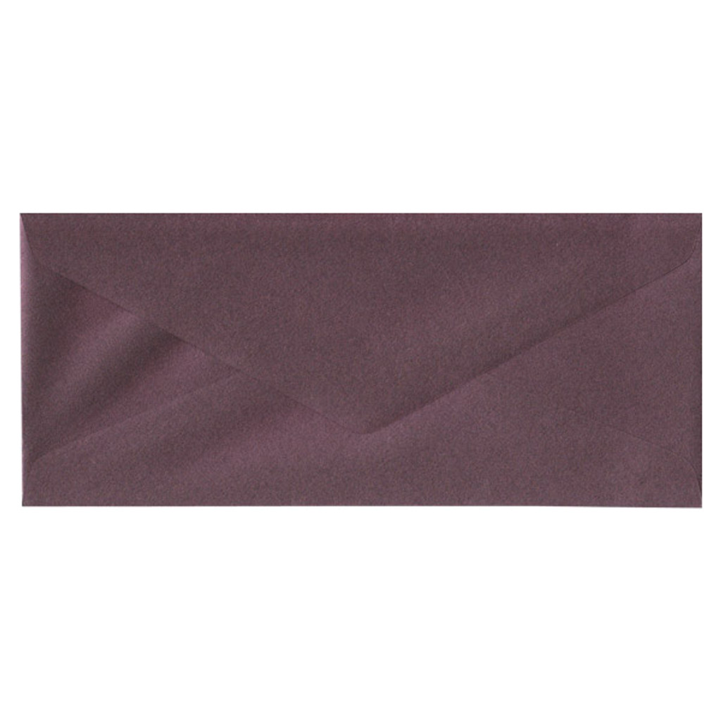 No.10 Euro Flap Sparkling Merlot Envelope