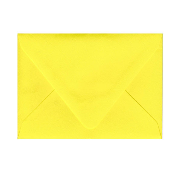 A7.5 Euro Flap Factory Yellow Envelope