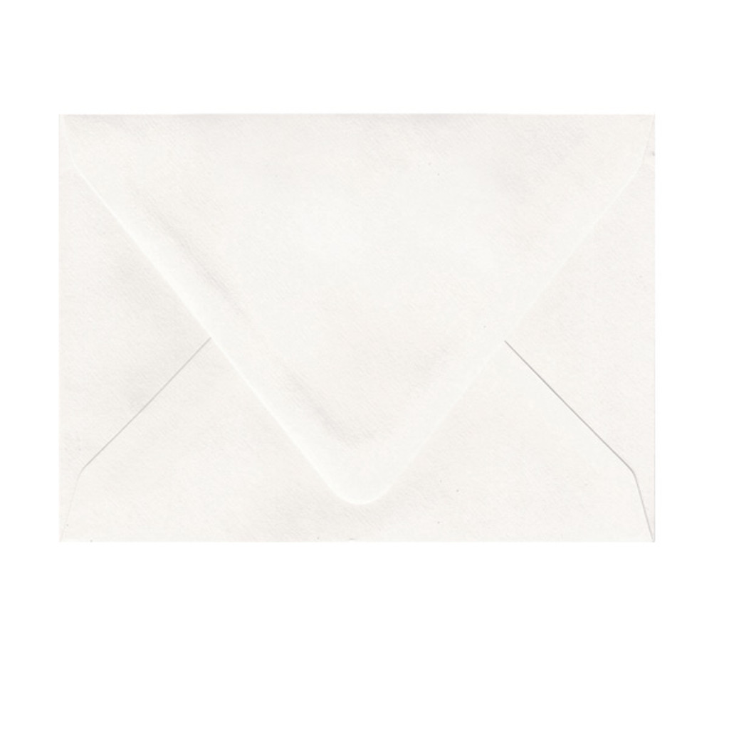 A7.5 Euro Flap Snow White Envelope